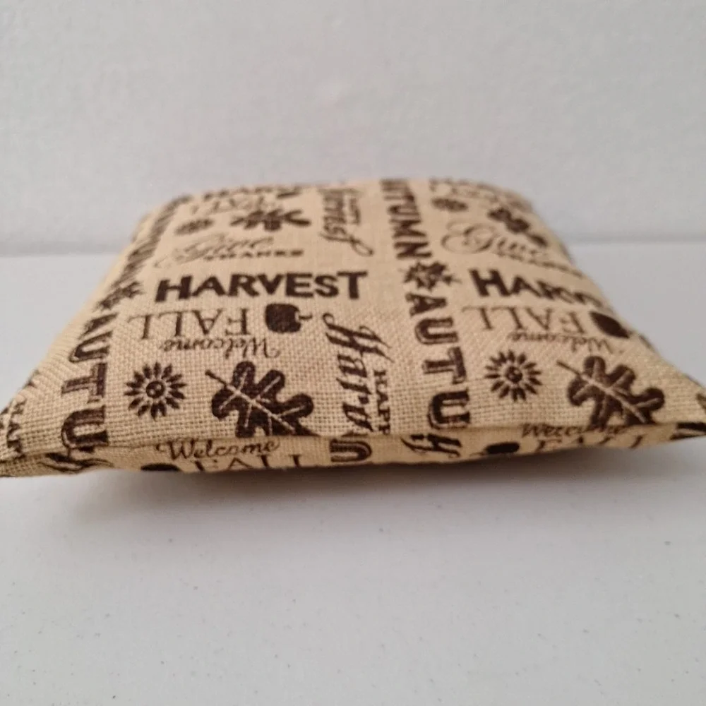 Fall Harvest Autumn Give Thanks Burlap Throw Pillow Home Decor 13